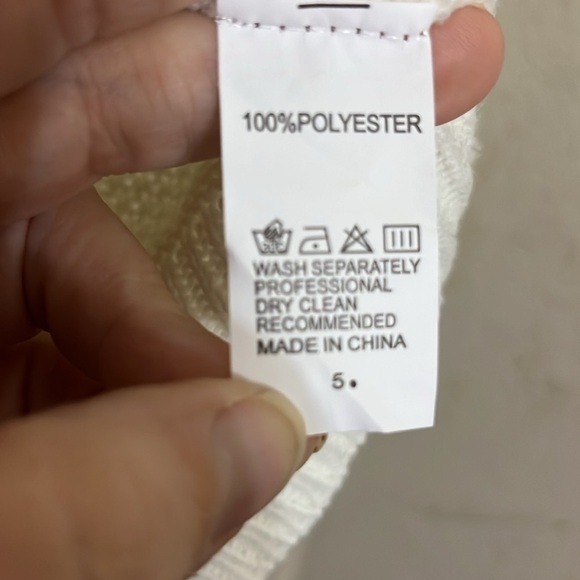 Sweaters Hollow Out Cute Heart Knitted Sweater Solid Loose Casual Pullover Large - Picture 4 of 7